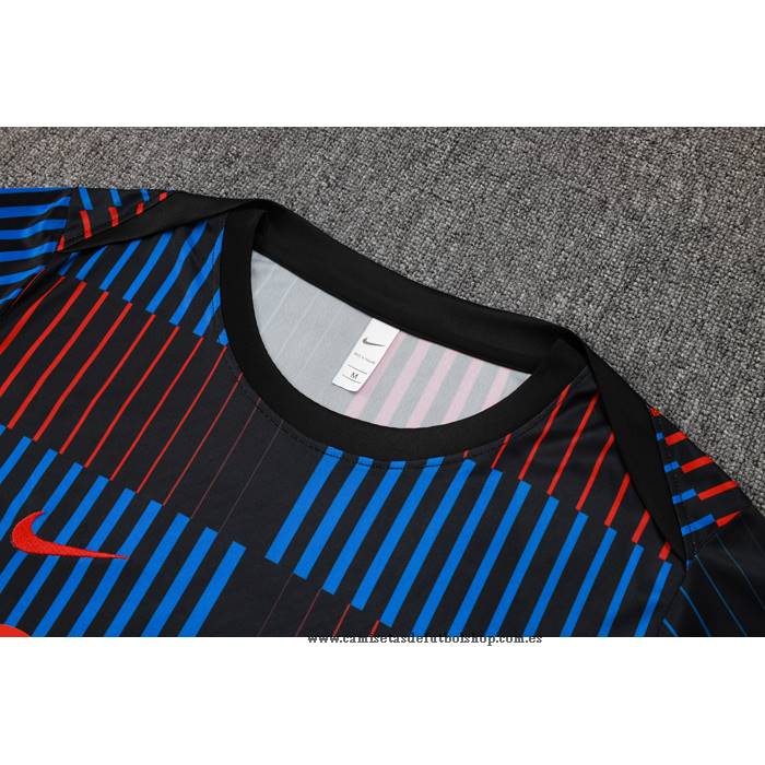 Chandal del Barcelona 2024 Manga Corta Azul - Pantalon Corto